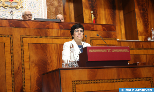 السيدة العدوي تستعرض أمام مجلسي البرلمان التقدم المحرز في خمسة أوراش إصلاحية كبرى