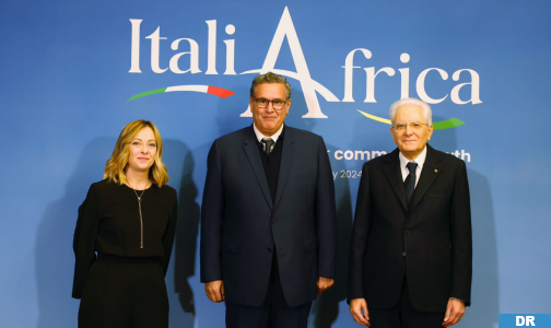 قمة “إيطاليا-إفريقيا”.. السيد أخنوش يُستقبل من طرف رئيس الجمهورية الإيطالية