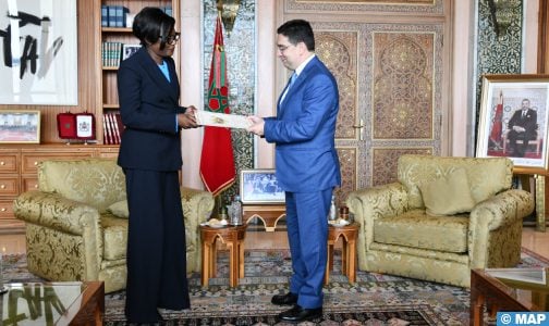 السيد بوريطة يستقبل وزيرة خارجية إفريقيا الوسطى حاملة رسالة خطية إلى جلالة الملك من رئيس الجمهورية