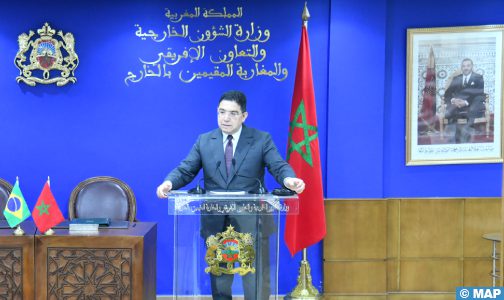 المغرب والبرازيل يتقاسمان نفس الرؤية المشتركة لنظام دولي متوازن وتعاون جنوب-جنوب أكثر طموحا (السيد بوريطة)