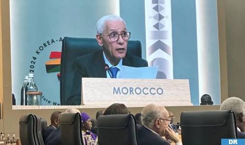 المغرب مقتنع بأن الشراكة الإفريقية-الكورية تشكل إضافة أساسية لجهود تقدم القارة (السيد الطالبي العلمي)