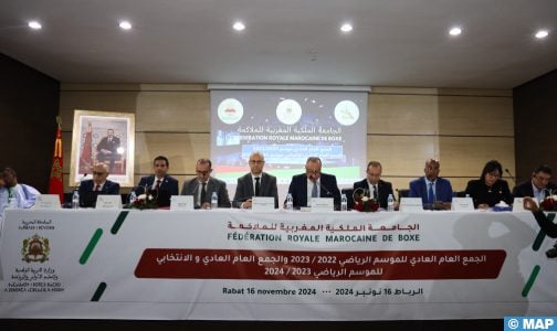 إعادة انتخاب عبد الجواد بلحاج بالإجماع رئيسا للجامعة الملكية المغربية للملاكمة لولاية جديدة