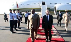 Arrivée à Marrakech du président gabonais
