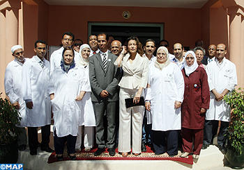 SAR La Princesse Lalla Meryem procède à Marrakech au lancement de la campagne nationale de vaccination contre la rougeole et la rubéole