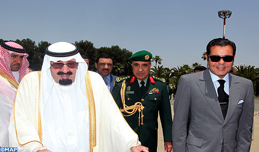 Le Roi Abdallah Ibn Abdelaziz quitte le Maroc au terme d’une visite privée