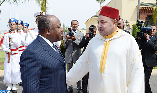 SM le Roi s’entretient à Rabat avec le Président gabonais