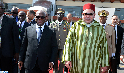 SM le Roi Mohammed VI quitte le Mali
