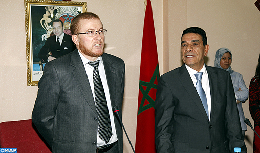 Passation de pouvoirs entre MM. Boulif et El Ouafa