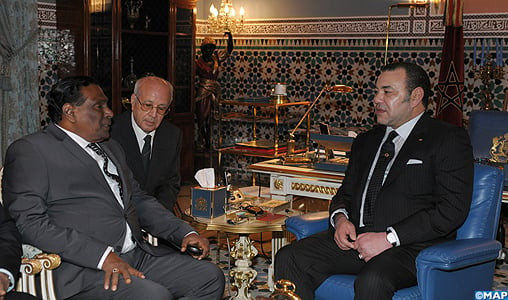 SM le Roi reçoit à Marrakech un Envoyé spécial du Président sri-lankais