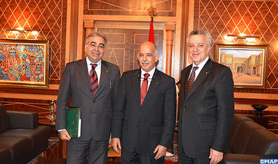 M. Biadillah s’entretient avec l’ambassadeur de la Palestine à Rabat
