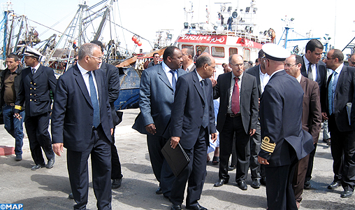 Une délégation parlementaire visite le port de Dakhla