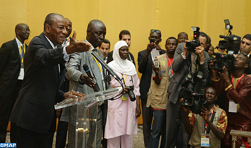 Le Palais des Nations de Conakry rebaptisé du nom de Feu SM Mohammed V (président Condé)