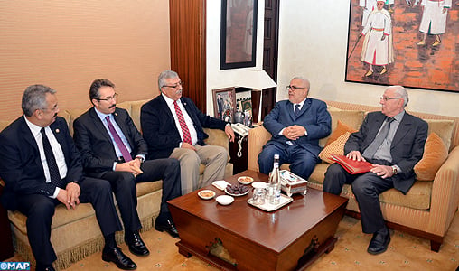 M.Benkirane s’entretient avec le président du groupe d’amitié parlementaire Turquie-Maroc