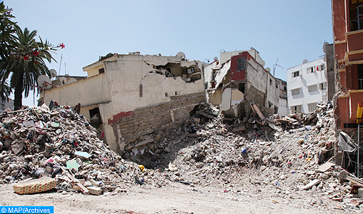 Effondrement d’un immeuble à Casablanca : trois ouvriers blessés et deux sous les décombres