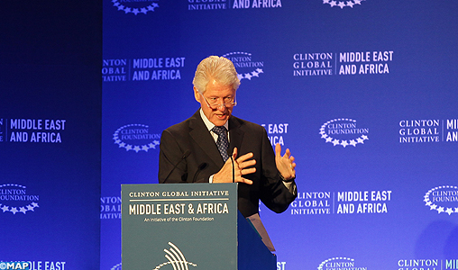 CGI MENA à Marrakech: Bill Clinton exprime sa gratitude à SM le Roi et au gouvernement marocain
