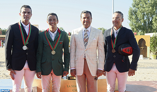 Semaine du cheval: SAR le Prince Moulay Rachid préside la cérémonie de remise du Grand Prix SM le Roi Mohammed VI de saut d’obstacles