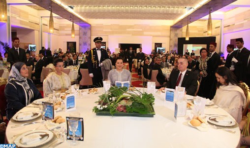 SAR la Princesse Lalla Hasnaa préside à Salé le dîner de Gala diplomatique annuel au profit des œuvres sociales au Maroc