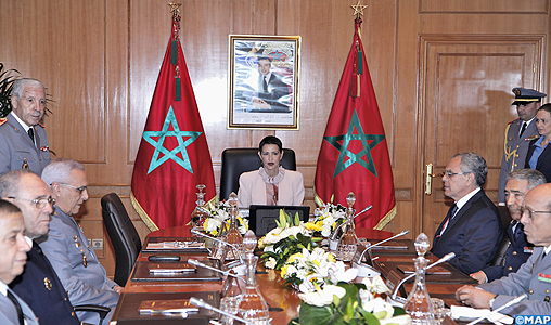 SAR la Princesse Lalla Meryem préside le Conseil d’Administration des Œuvres Sociales des FAR