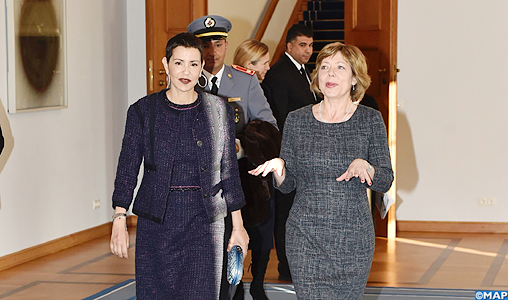 SAR la Princesse Lalla Meryem reçue à Berlin par la Première dame d’Allemagne
