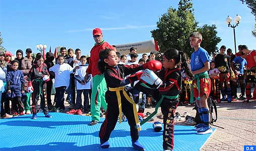 Caravane nationale du sport pour tous : Programmation riche et participation massive à la 8è étape à Fkih Ben Salah