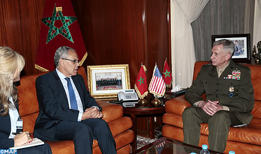 M. Loudyi reçoit le Général d’armée, commandant du Commandement américain pour l’Afrique “AFRICOM”