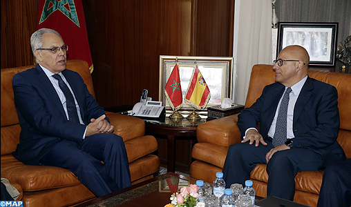 M. Loudyi s’entretient avec le secrétaire d’Etat espagnol à la Défense
