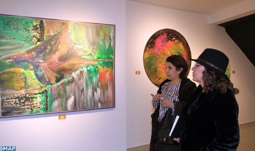 Casablanca: vernissage de l’exposition de l’artiste peintre Rajaa Lahlou