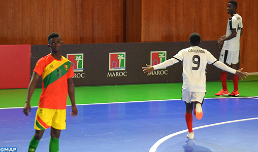 CAN Futsal à Laâyoune: L’Angola dans le carré d’as après sa victoire sur la Guinée