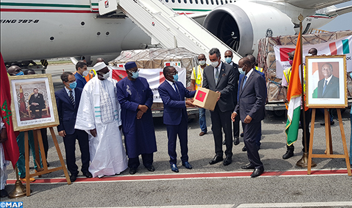 Covid-19 : Arrivée à Abidjan de l’aide médicale marocaine destinée à la Côte d’Ivoire