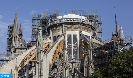 Incendie de Notre-Dame de Paris: début du démontage de l’échafaudage