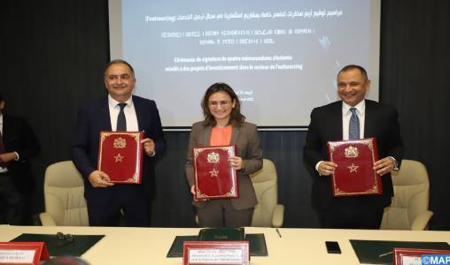 Outsourcing: Signature à Casablanca de quatre MoU relatifs à des projets d’investissement