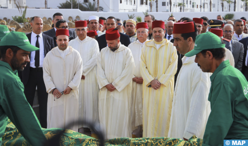 Funérailles à Rabat de feu Khalid Naciri en présence de SAR le Prince Moulay Rachid