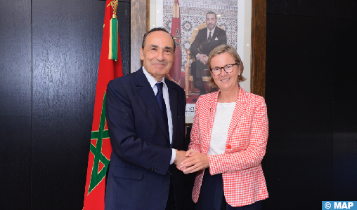 Le partenariat au centre d’une rencontre entre le président du CSEFRS et l’ambassadrice de l’UE au Maroc