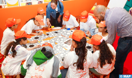 SIEL: atelier artistique au profit des enfants participants au programme éducatif “je dessine mon patrimoine” de la Fondation pour la sauvegarde du patrimoine culturel de Rabat