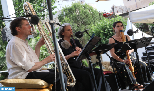 Musiques sacrées à Fès: Les flûtes du “Trio des Trois Lignes” résonnent au magnifique jardin de Jnan Sbil