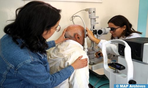 El Jadida: 160 bénéficiaires d’une caravane médicale de dépistage du cancer du sein et du col de l’utérus et des maladies oculaires à Bir Jdid