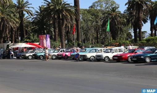 Le Rallye national des véhicules d’époque organisé à Mohammedia et Benslimane