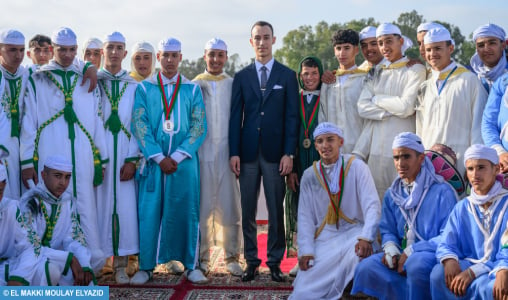 SAR le Prince Héritier Moulay El Hassan préside la finale du 23è Trophée Hassan II des arts équestres traditionnels “Tbourida”