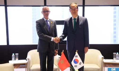 M. Talbi El Alami s’entretient à Séoul avec le Premier ministre de la République de Corée