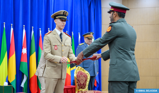 SAR le Prince Héritier Moulay El Hassan préside à Kénitra la cérémonie de sortie de la 24ème promotion du Cours Supérieur de Défense et de la 58ème promotion du Cours État-Major