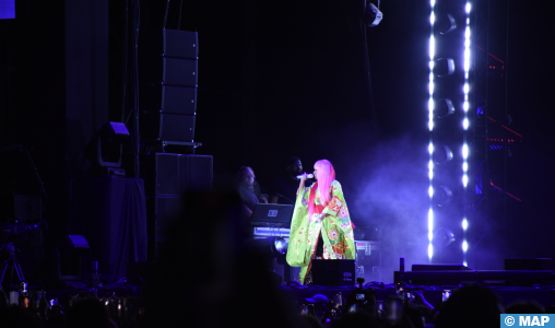 Performance électrisante de la rappeuse Nicki Minaj à l’OLM Souissi