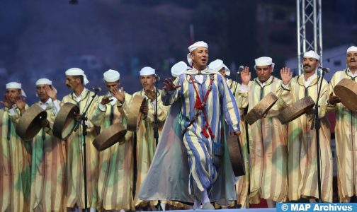 Coup d’envoi à Aïn Leuh de la 23ème édition du Festival national des Ahidous