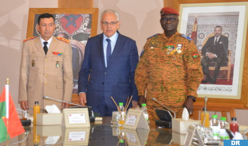 M. Loudyi s’entretient avec le ministre d’Etat, ministre de la Défense et des Anciens combattants du Burkina Faso