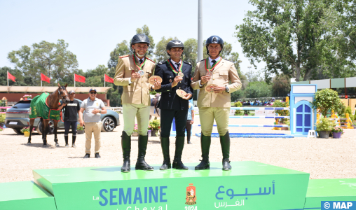 Semaine du cheval 2024 (saut d’obstacles): Le brigadier de police Mouhcine Yakhou remporte le championnat du Maroc militaire “A”