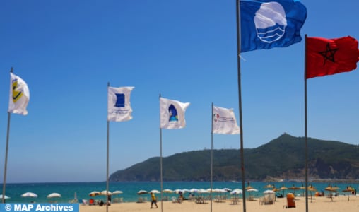 “Plages propres 2024”: Le Pavillon Bleu hissé sur la plage “Madame Choual” à Casablanca