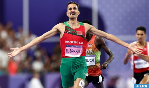 Athlétisme/Finale 3000 steeple : Soufiane El Bakkali à la première marche du podium