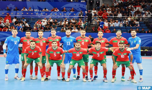 Mondial-2024 de futsal (1ère journée/Groupe E): Le Maroc bat le Tadjikistan (4-2)