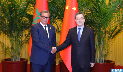 M. Akhannouch s’entretient à Pékin avec le vice-Premier ministre chinois