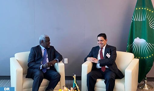 M. Bourita s’entretient à New York avec le président de la Commission de l’Union africaine