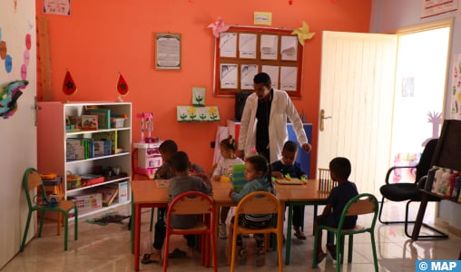 L’unité d’enseignement préscolaire de Talmazoun à Tan-Tan, un projet pilote de l’INDH au service de la petite enfance